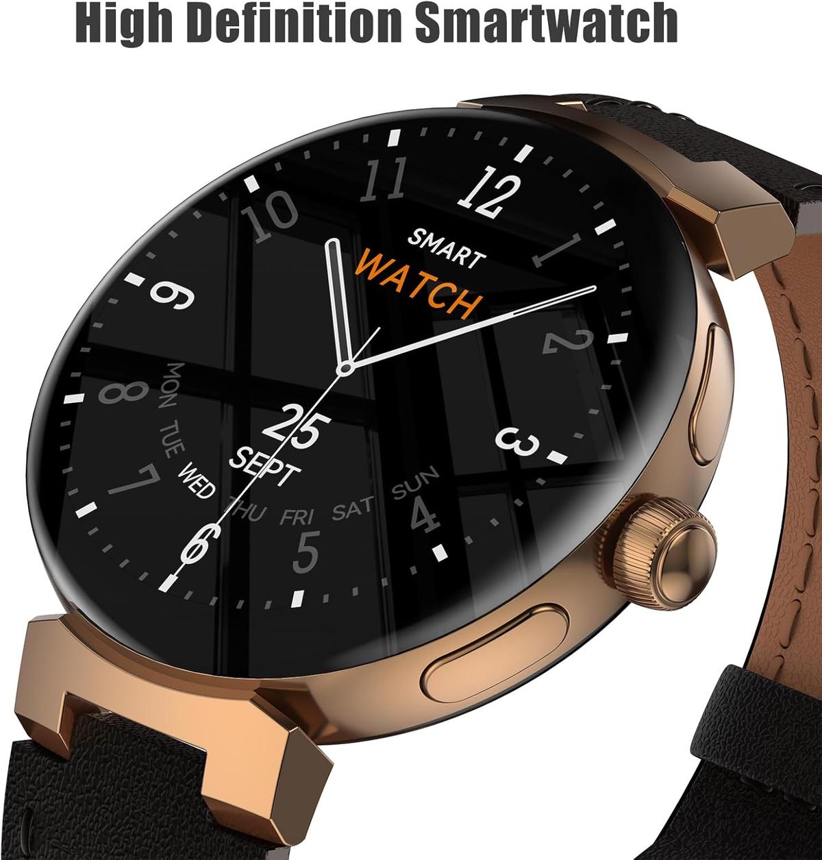 aigo Smart Watch for Men Women, Bluetooth Calling, Health Fitness Tracker with Heart Rate, Sleep Monitoring, 1.73" HD Screen IP68 Waterproof Watches for Android iOS Phones, photo 2 of 7