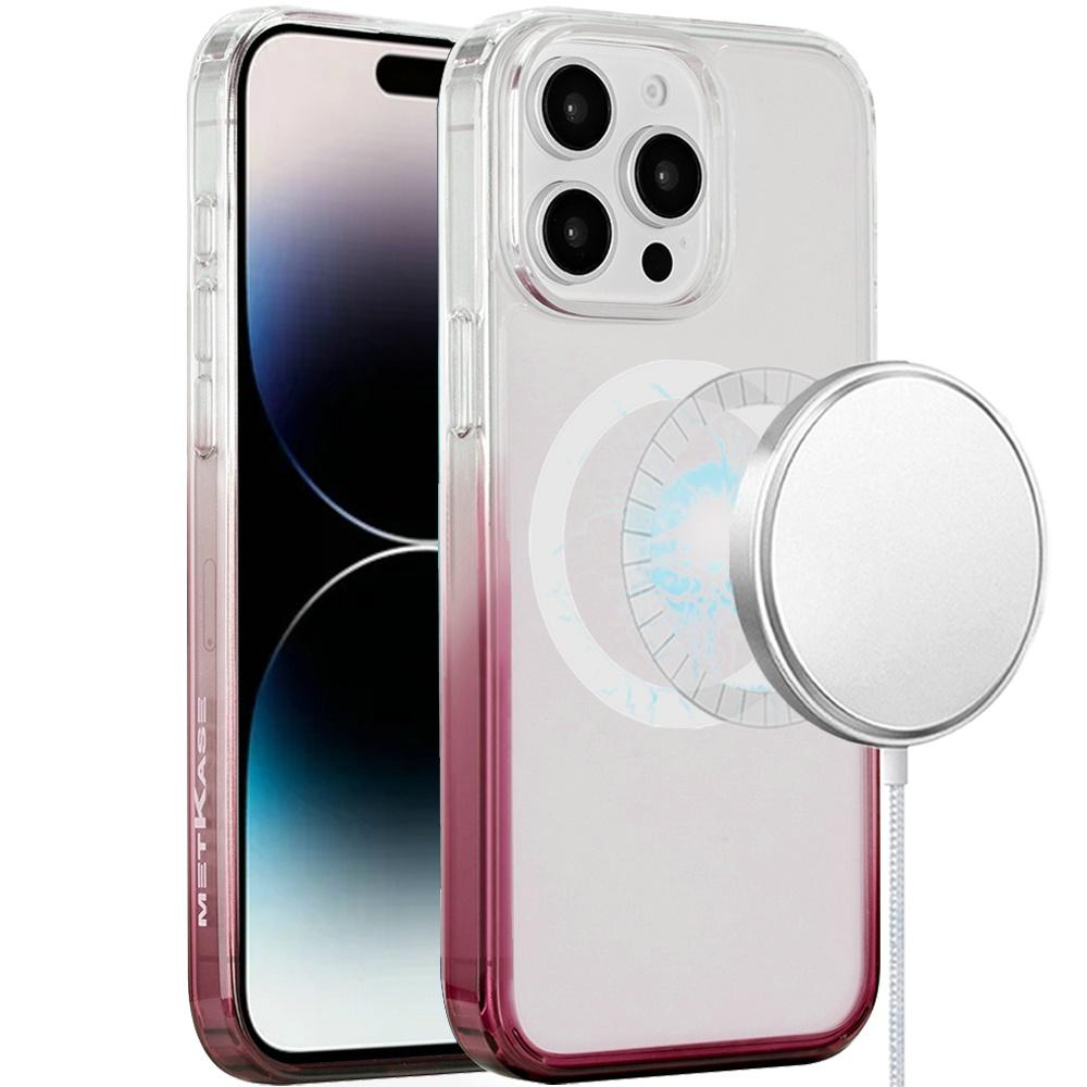 iPhone 14 Pro Max 6.7" Magnetic Space Gradient Hybrid Case – Two Tone Finish with Camera Protection, photo 3 of 4