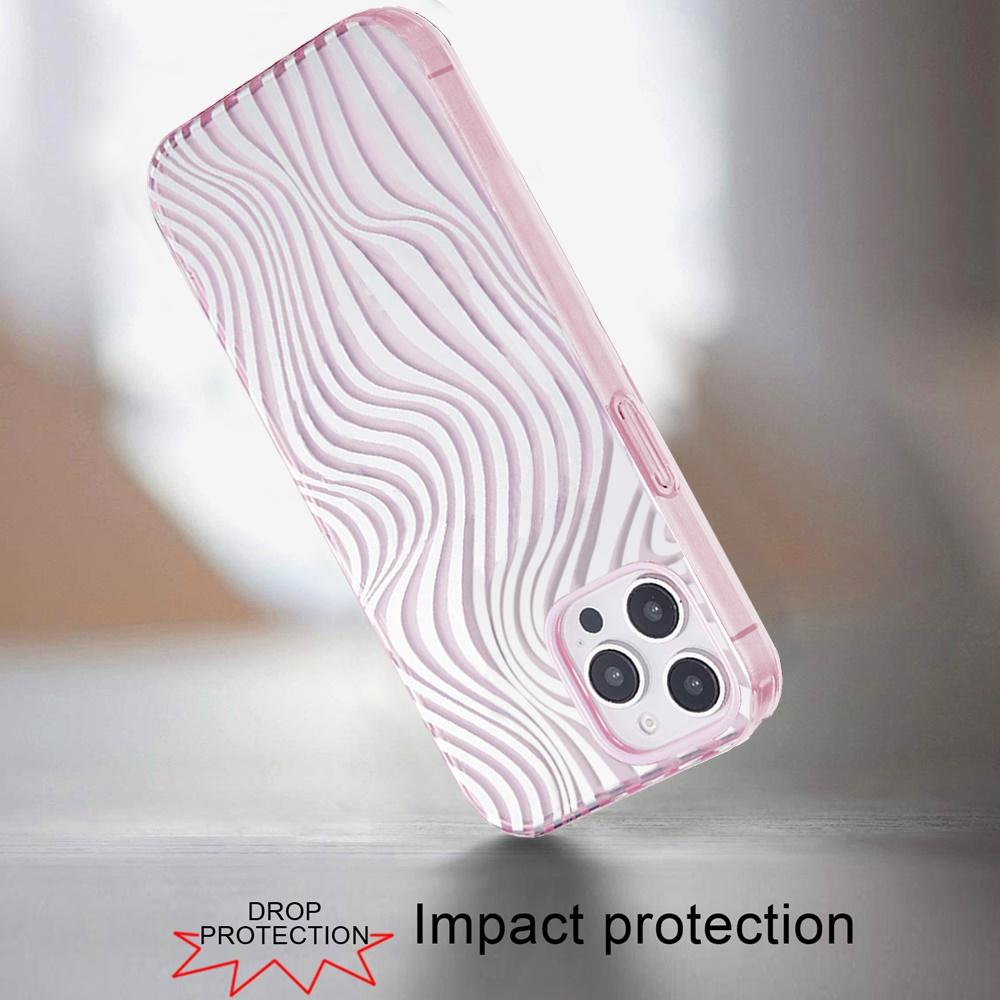 Apple iPhone 11 Pro Max (XI6.5) Double Layer IMD TPU Case – Wave Pink Zebra Stripes, photo 3 of 3