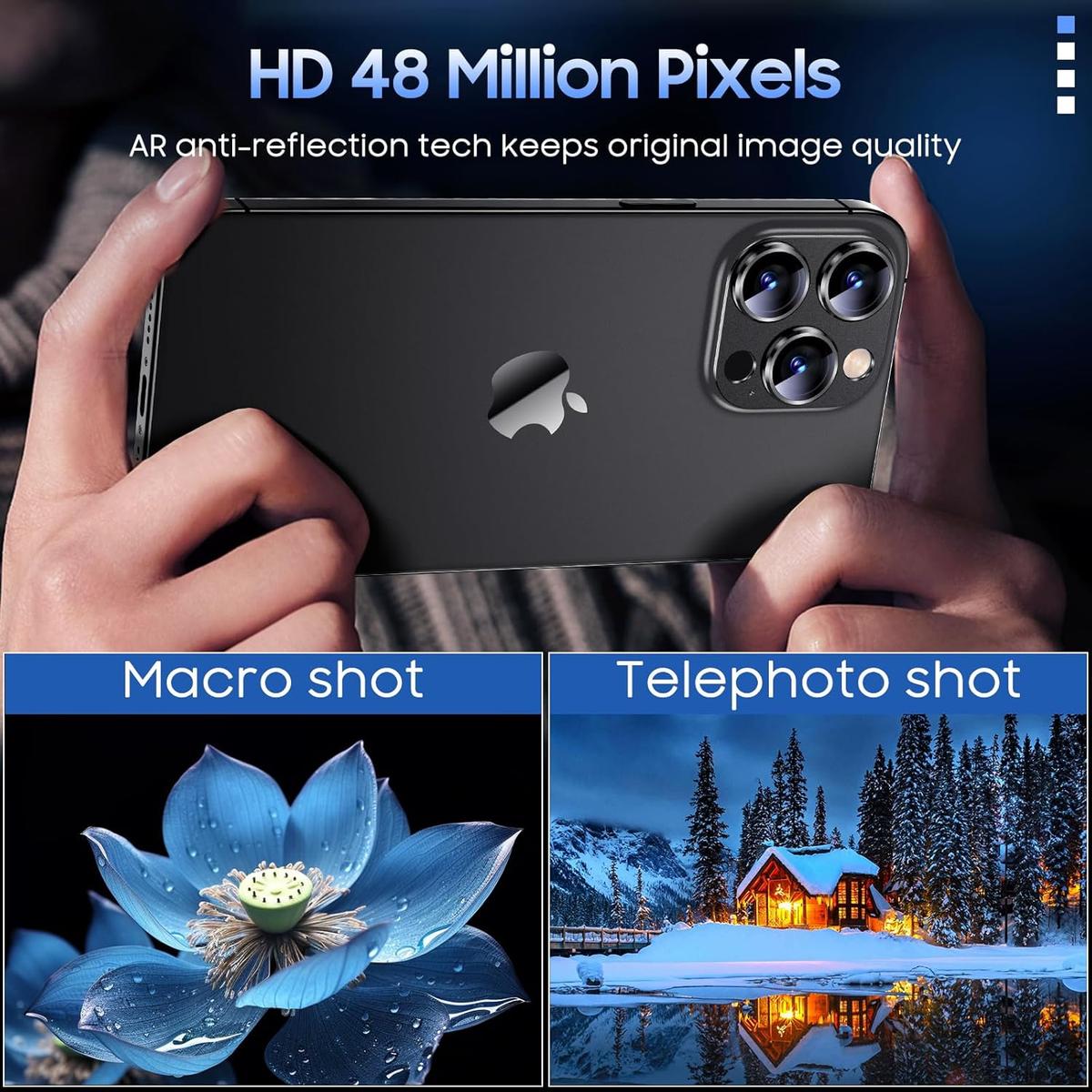 Glass Camera Lens Protector for iPhone 13 Pro / 13 Pro Max – Ultra-Clear, Scratch Resistant, Easy Installation, photo 3 of 6