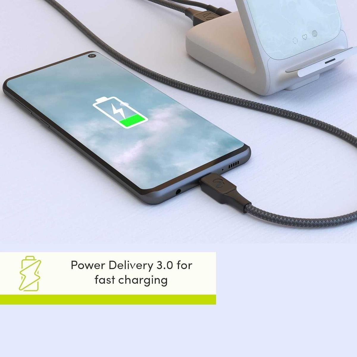 InstantStation Wireless Stand 33W PD USB-C and USB-A Compact Fast Charging Wireless Charger (Black), photo 3 of 3