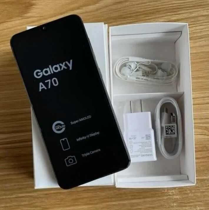 Samsung Galaxy A70 Dual SIM 128GB Unlocked SmartPhone New Sealed, photo 2 of 9