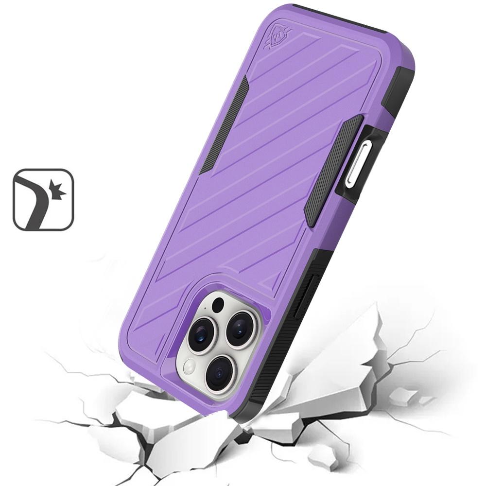 iPhone 16 Pro 6.3" METKASE Noble Lined Dual-Layer Hybrid Case | Shockproof Rugged Cover in Slide-Out Premium Packaging, photo 4 of 13