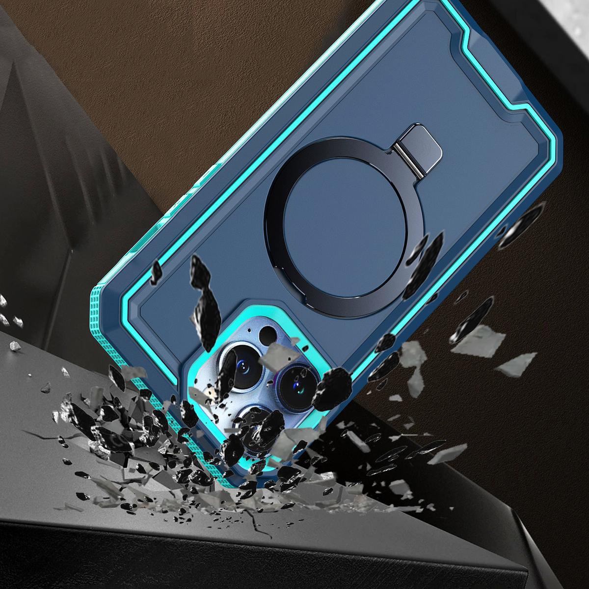 iPhone 15 Pro Magnetic Kickstand Hybrid Case – Tough & Shockproof Protection, photo 2 of 5