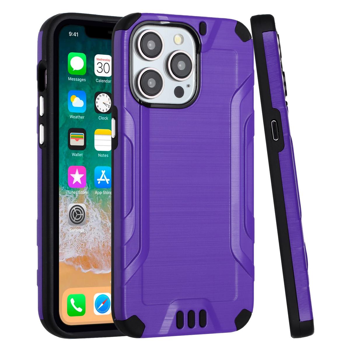 iPhone 15 Plus Strong Tough Metallic Design Hybrid Case, photo 4 of 5