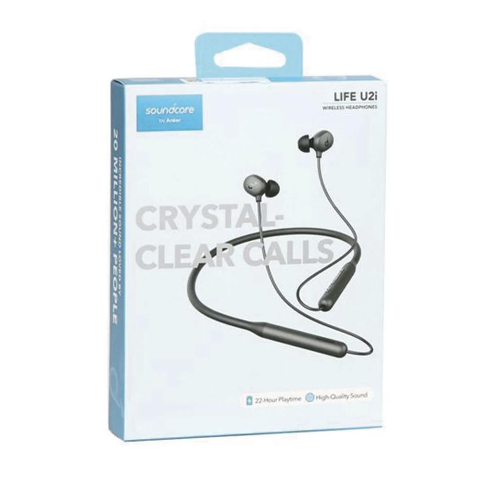 Anker Life U2i Bluetooth Neckband Headphones-BLACK