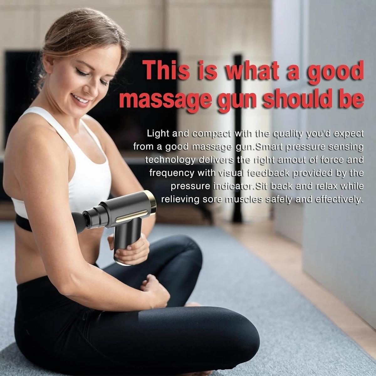 Cotsoco Professional Deep Tissue Percussion Massage Gun with 4 Massage Heads & 6 Speed Levels, photo 5 of 5