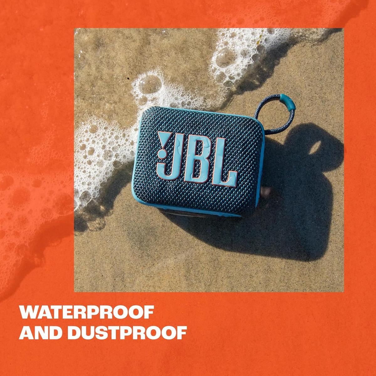 JBL Go 4 - Ultra-Portable, Waterproof and Dustproof Bluetooth Speaker, Big Pro Sound with Punchy bass, 7-Hour Built-in Battery, Made in Part with Recycled Materials (Black), photo 7 of 7