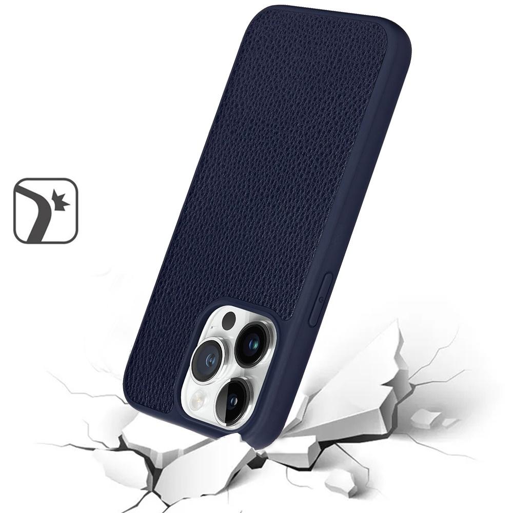 METKASE Hybrid PU Leather Magnetic Case for iPhone 15 Pro, photo 2 of 5