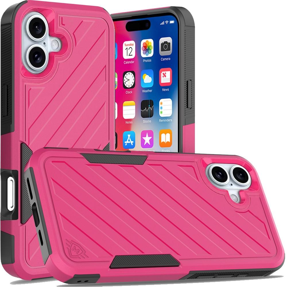 iPhone 16 6.1" Noble Lined Dual Layer Hybrid Case – Shockproof, photo 7 of 8