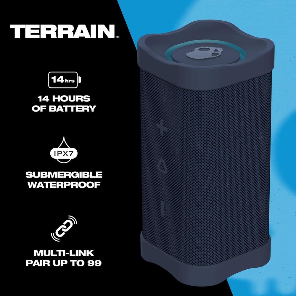SKULLCANDY TERRAIN WIRELESS SPEAKER -NAVY