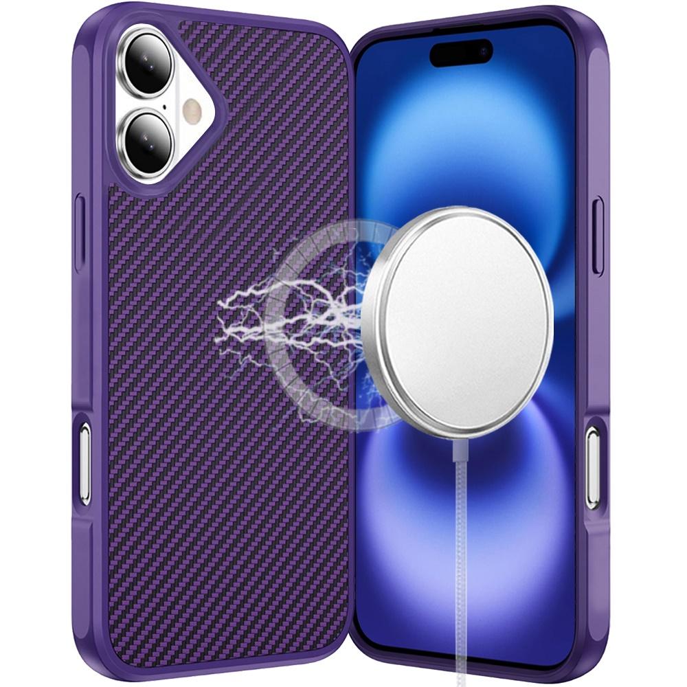 iPhone 17 HQ Carbon Fiber Magnetic Ring Armor Cases – 2.0mm Thick Hybrid Protection.Available in Multiple Colors., photo 4 of 4