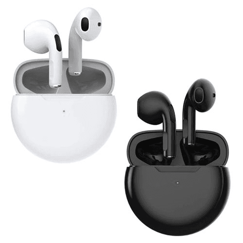 Pro 6, Best Bluetooth Ear Buds, Bluetooth 5.1 Earphones, Auto-Pair Wireless Headphones, Smart Touch Headset With Mic, All Devices Supported, 1 year replacement Warranty by The Equip Store, photo 2 of 2