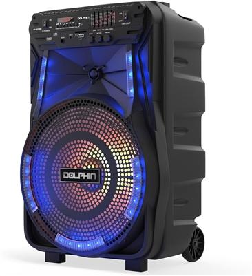 Dolphin SP-1217RBT Party Speaker - Portable & Rechargeable Sound System, photo 2 of 3