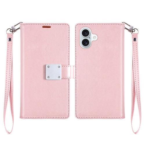 For iPhone 17 Luxury Wallet Style Hybrid Protective Case with ID Card Slot, photo 2 of 4