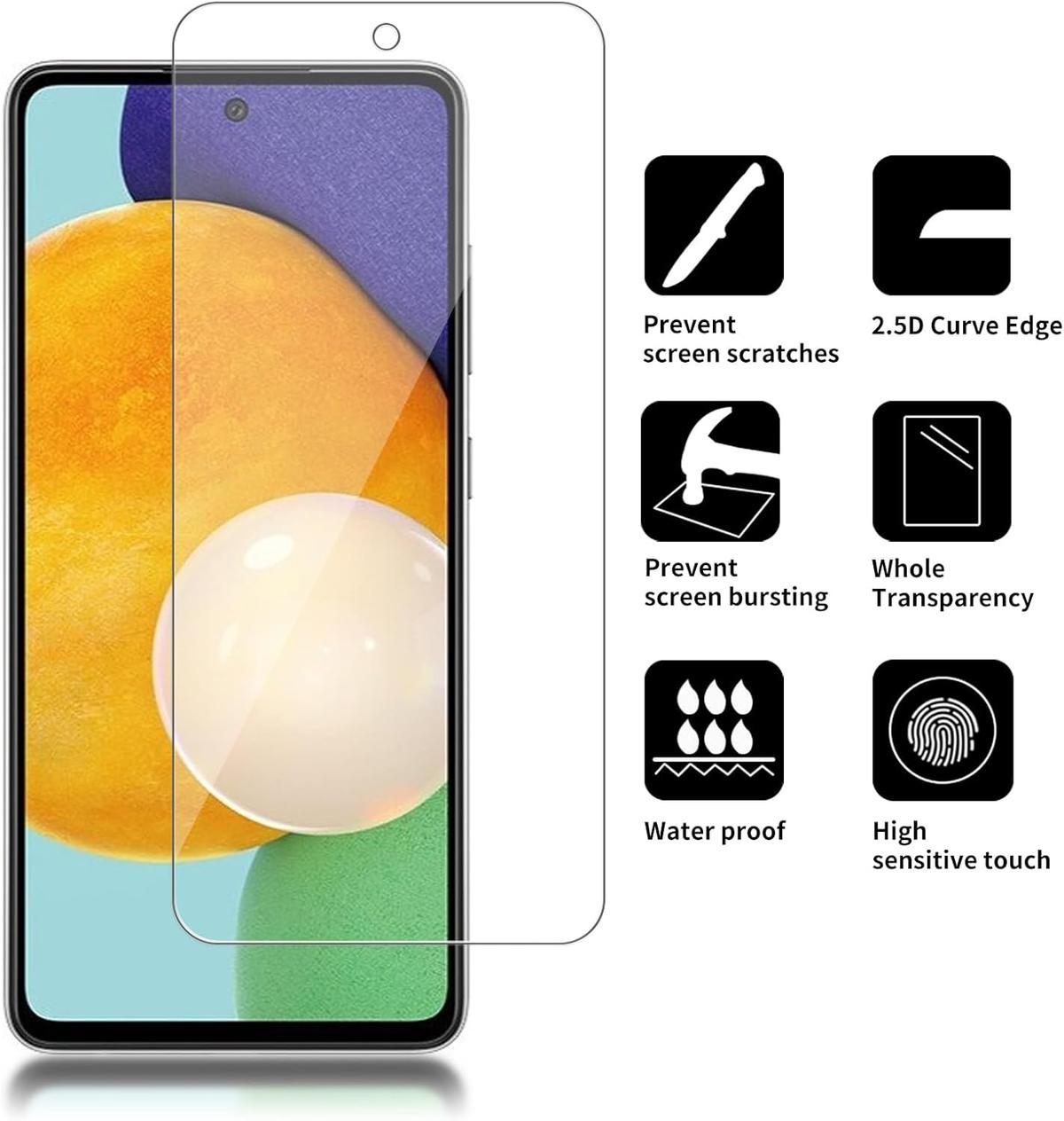 Tempered Glass Screen Protector for Samsung Galaxy A51 – Bubble-Free, Scratch Resistant & Ultra Clear