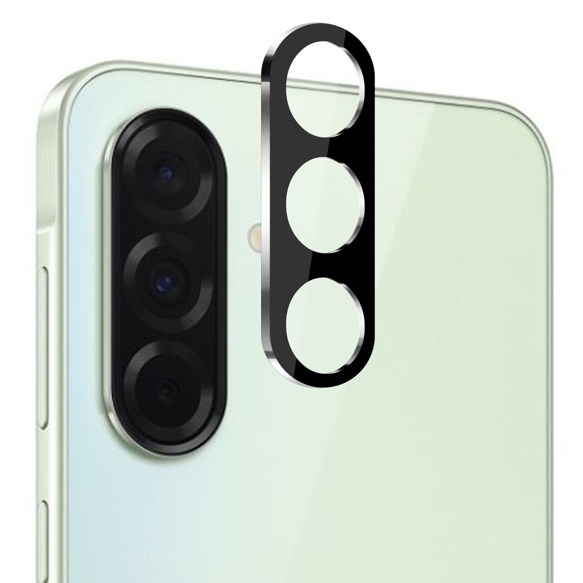 Samsung Galaxy A36/A56 Camera Lens Colored Edge Tempered Glass Protector - Black, photo 2 of 2