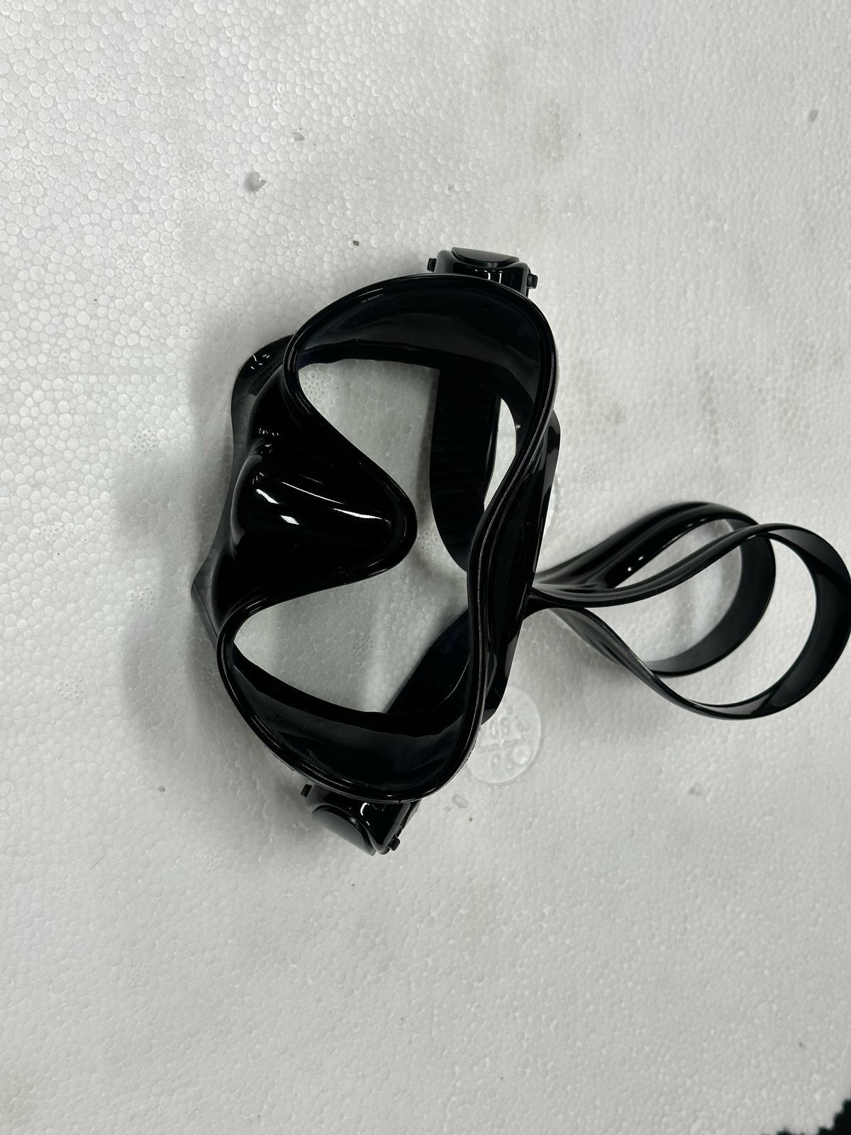 "AquaEdge" Professional Diving Mask – Jet Black, photo 2 of 2