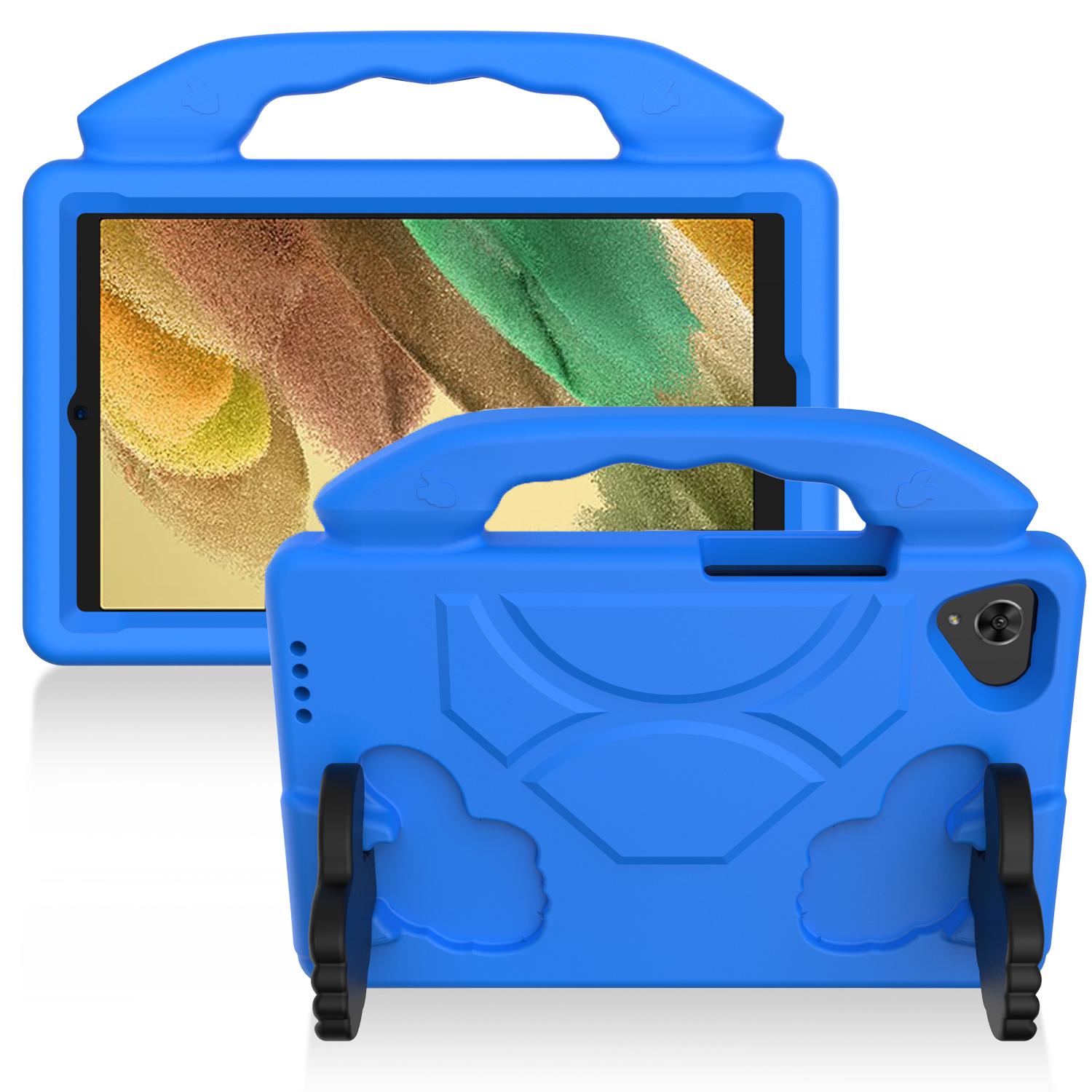Samsung Galaxy Tab A7 Lite 8.7 inch (T220 T225) Thumbs Up Kickstand Shockproof Tablet Case Cover - Blue