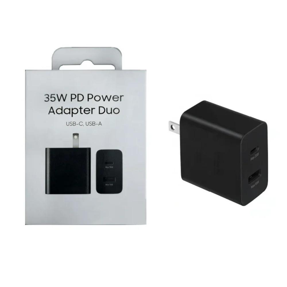 Samsung 35W Power Adapter Duo Pd Charger Fast Charging Adapter For GALAXY Note 20 S10 20 S21 S22 Ultra For tab S7 S8+