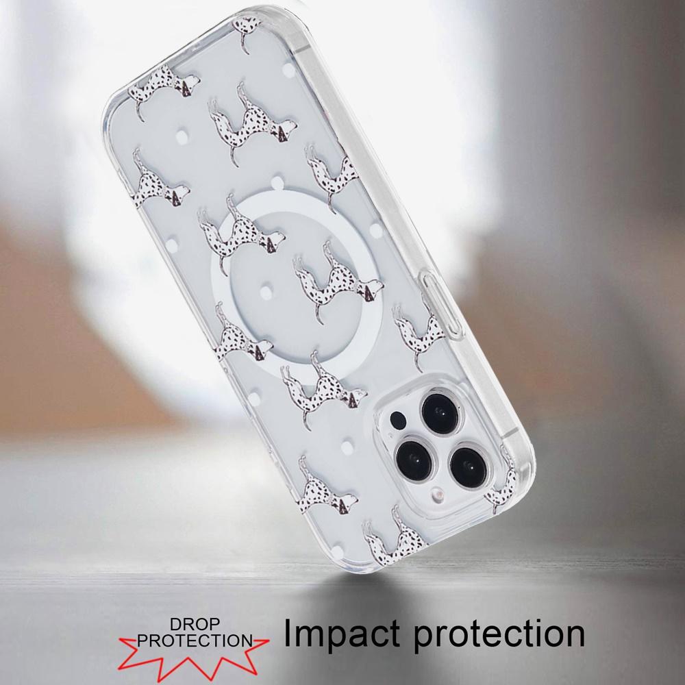 iPhone 12 Pro Max 6.7" [Magnetic Circle] Double Layer IMD TPU Case – Cute Dogs Design, photo 2 of 4