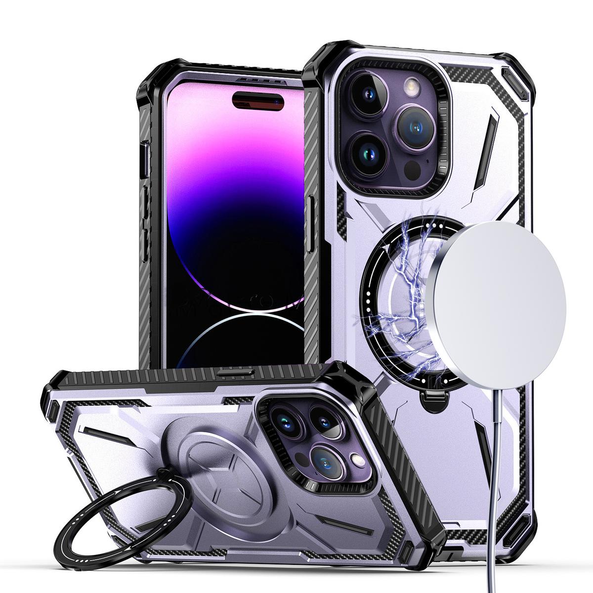 iPhone 15 Premium Circle [Magnetic Circle] KickKickstand - Light Purple