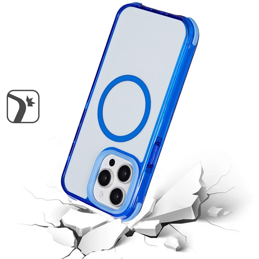 iPhone 15 Pro Max Magnetic 3-in-1 Drop-Proof Case – Two-Tone Rugged Hybrid Cover, photo 2 of 4