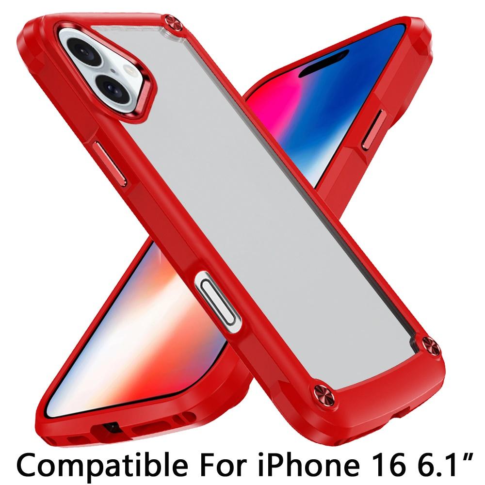 iPhone 16 6.1" CaseX Transparent Hybrid – Metal Buttons & Camera Guard, photo 6 of 6