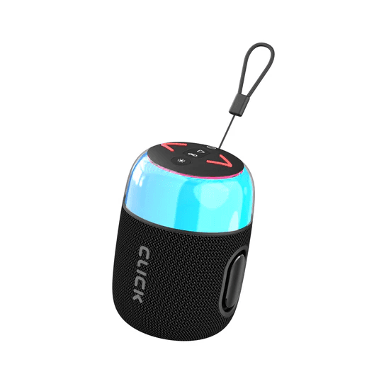 WorryFree Gadgets Portable Bluetooth Speaker with Colorful RGB Lights, 10W, Ideal