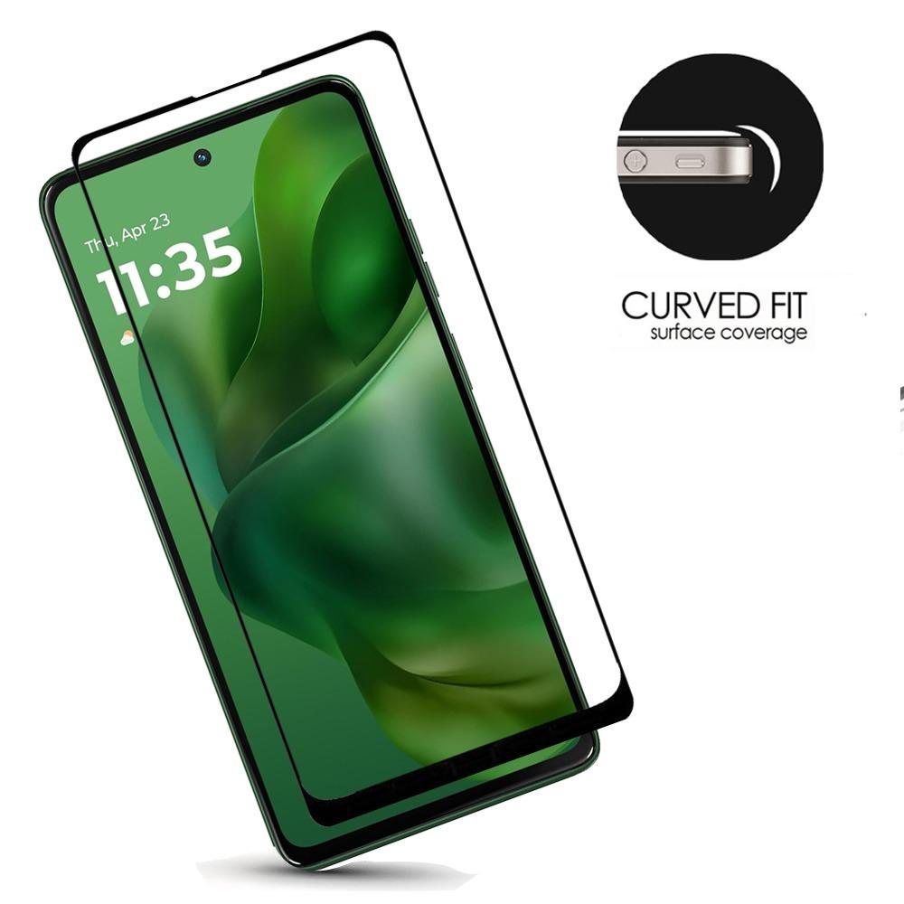 Moto G Power 2025/2026 Black Edged Tempered Glass Screen Protector, photo 2 of 4