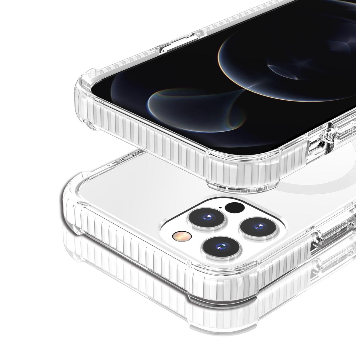iPhone 14 PLUS Acrylic [Magnetic Circle] Tough 2.5mm Transparent Shockproof Hybrid Case | Heavy-Duty Clear Protection, photo 12 of 12