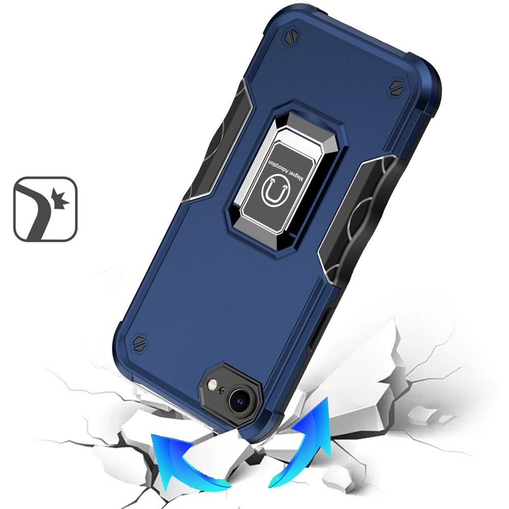 iPhone 16E / SE4 OPTIMUM Magnetic Ring Stand Hybrid Case – Shockproof Dual-Layer with 360° Grip & Kickstand, photo 4 of 4