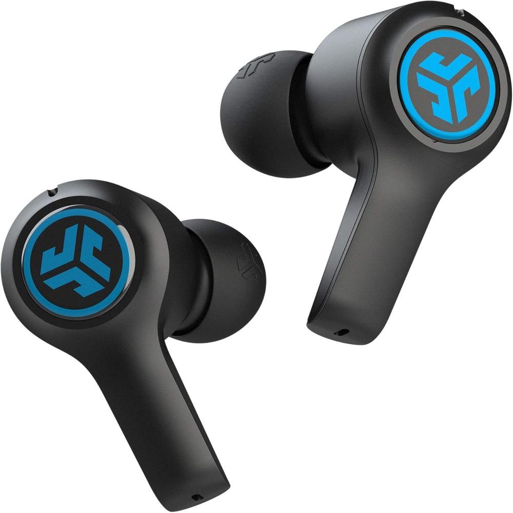 JLab JBuds Air Play Gaming True Wireless Earbuds, 30+ Total Hours of Bluetooth 5 Playtime Super-Low Latency for Mobile Gameplay, Built-in Microphone, Dual Connect, EQ3 Sound / C3 Chatting - BLACK, photo 2 of 4