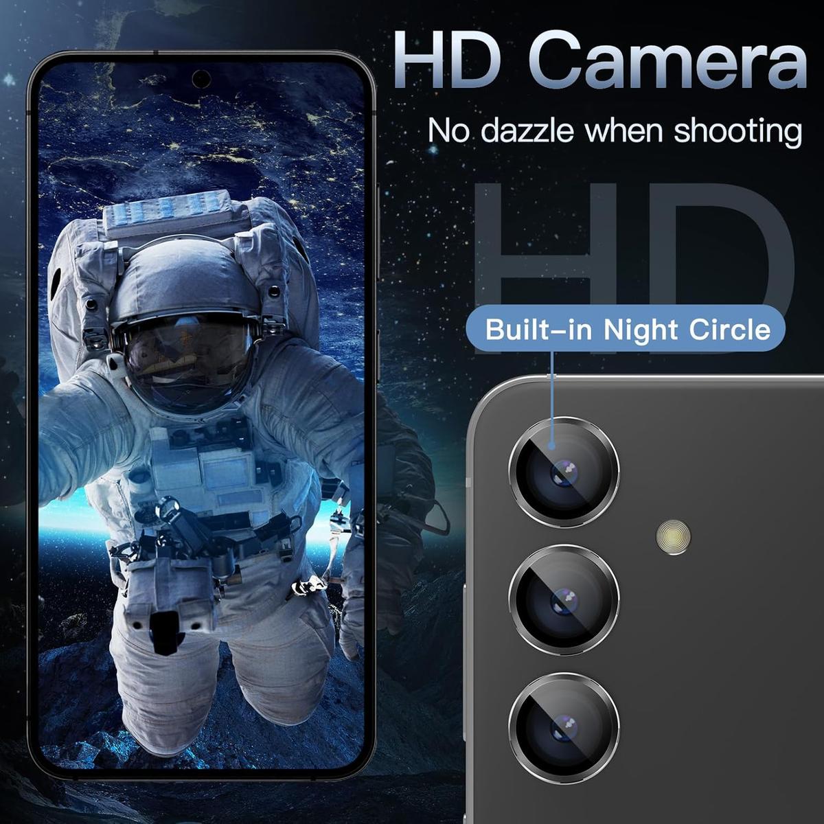 Premium Camera Lens Protector for Samsung Galaxy S24+ / S24 Plus – 9H Tempered Glass, Anti-Scratch & HD Clarity, photo 3 of 5