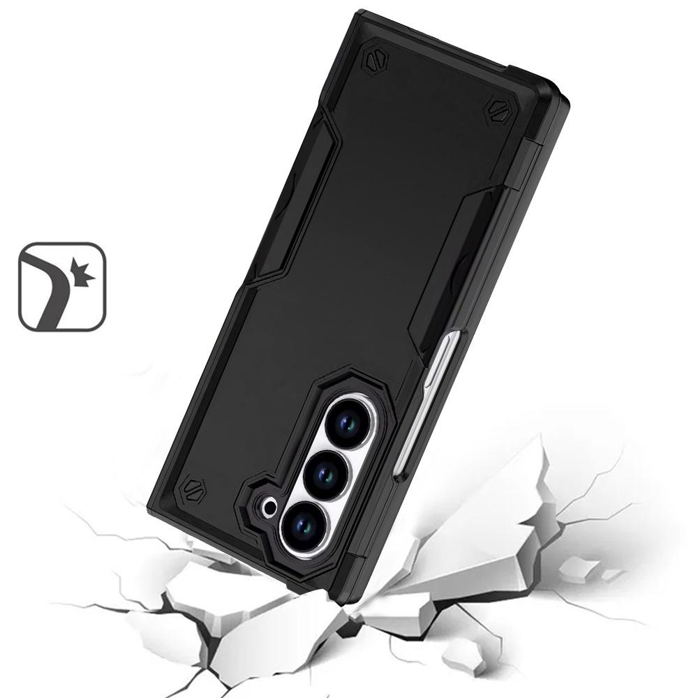 Samsung Z Fold 6 Exquisite Tough Shockproof Hybrid Case Cover - Black, photo 2 of 2