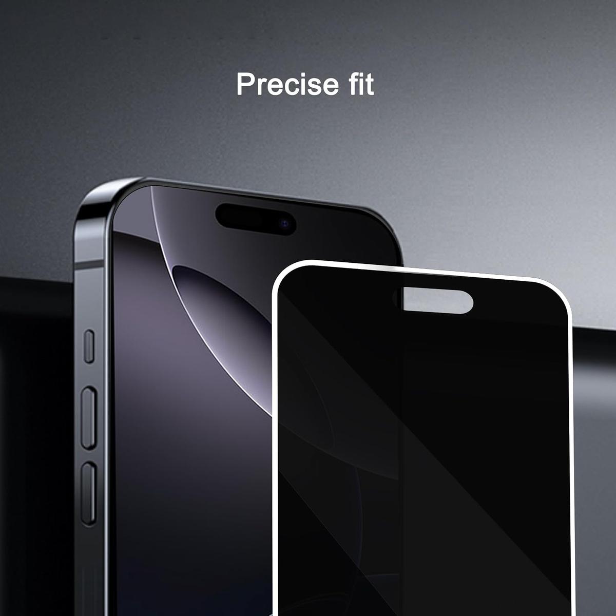 Premium iPhone Privacy Screen Protector Tempered Glass - Pack of 3 for iPhone 11 to 18 Pro Max, photo 5 of 5
