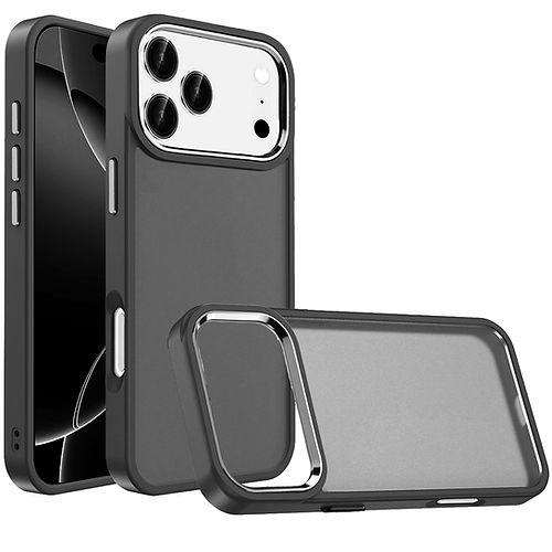 For iPhone 17 Pro Max Premium Quality Polished Oil Thick Acrylic Hybrid Case with Metal Buttons, photo 2 of 3