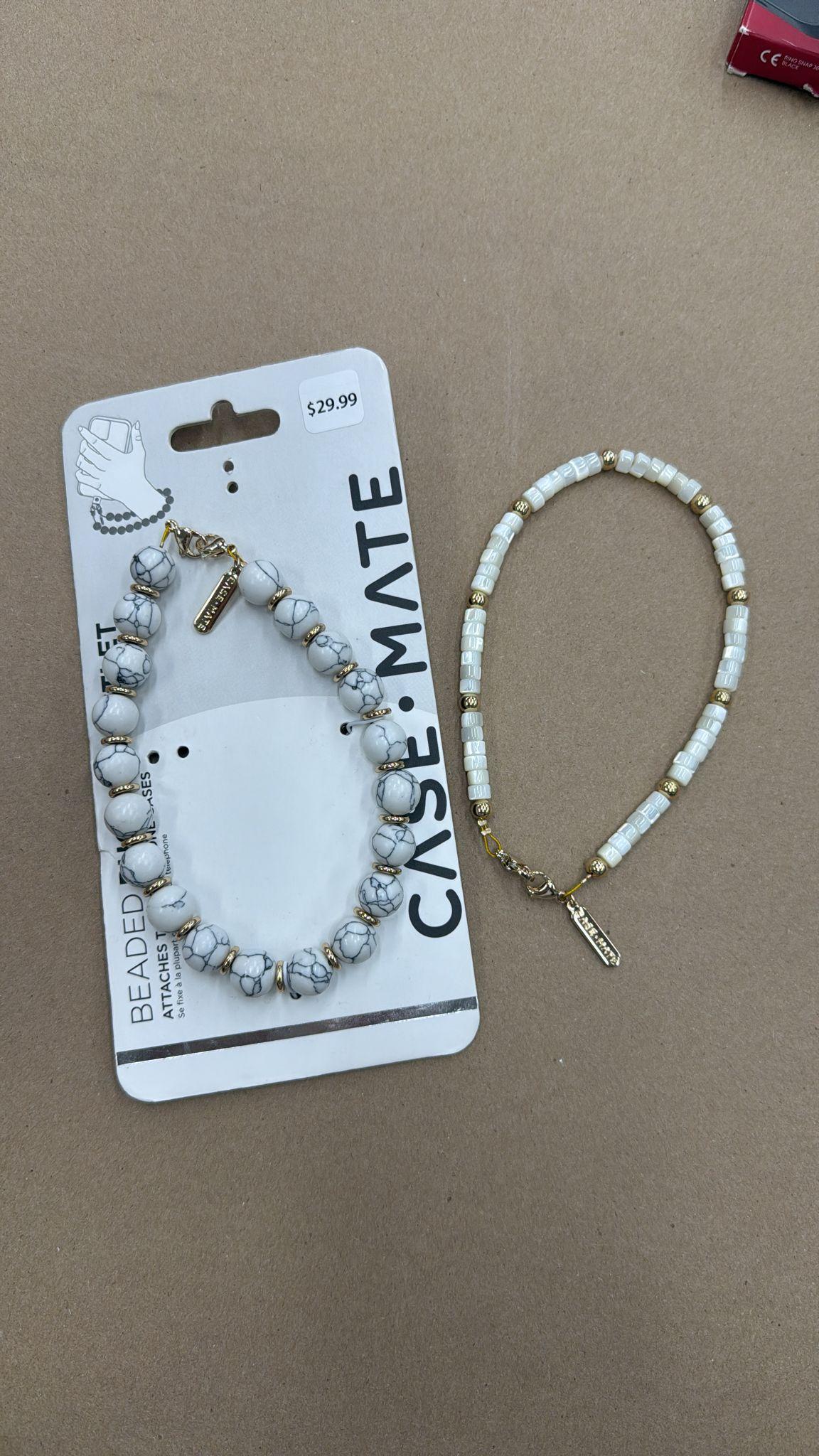 Case-Mate Detachable Beaded Phone Wristlet for Smartphone Cases - Alpine Snow