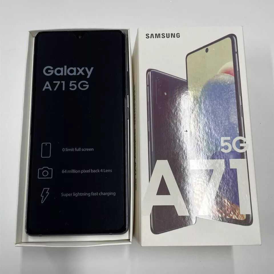 Samsung Galaxy A71 5G SM-A716U 128GB+6GB 64MP 5G Unlocked Smartphone New Sealed, photo 2 of 5