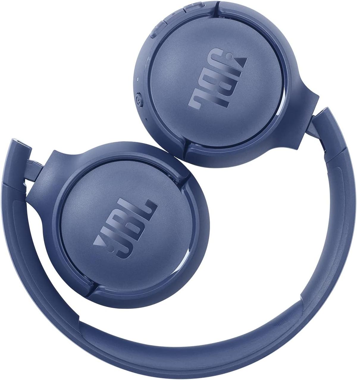 JBL Tune 510BT - Bluetooth headphones with up to 40 hours battery, microphone for call, foldable and comfortable, Android and iOs compatible (Blue), photo 7 of 8