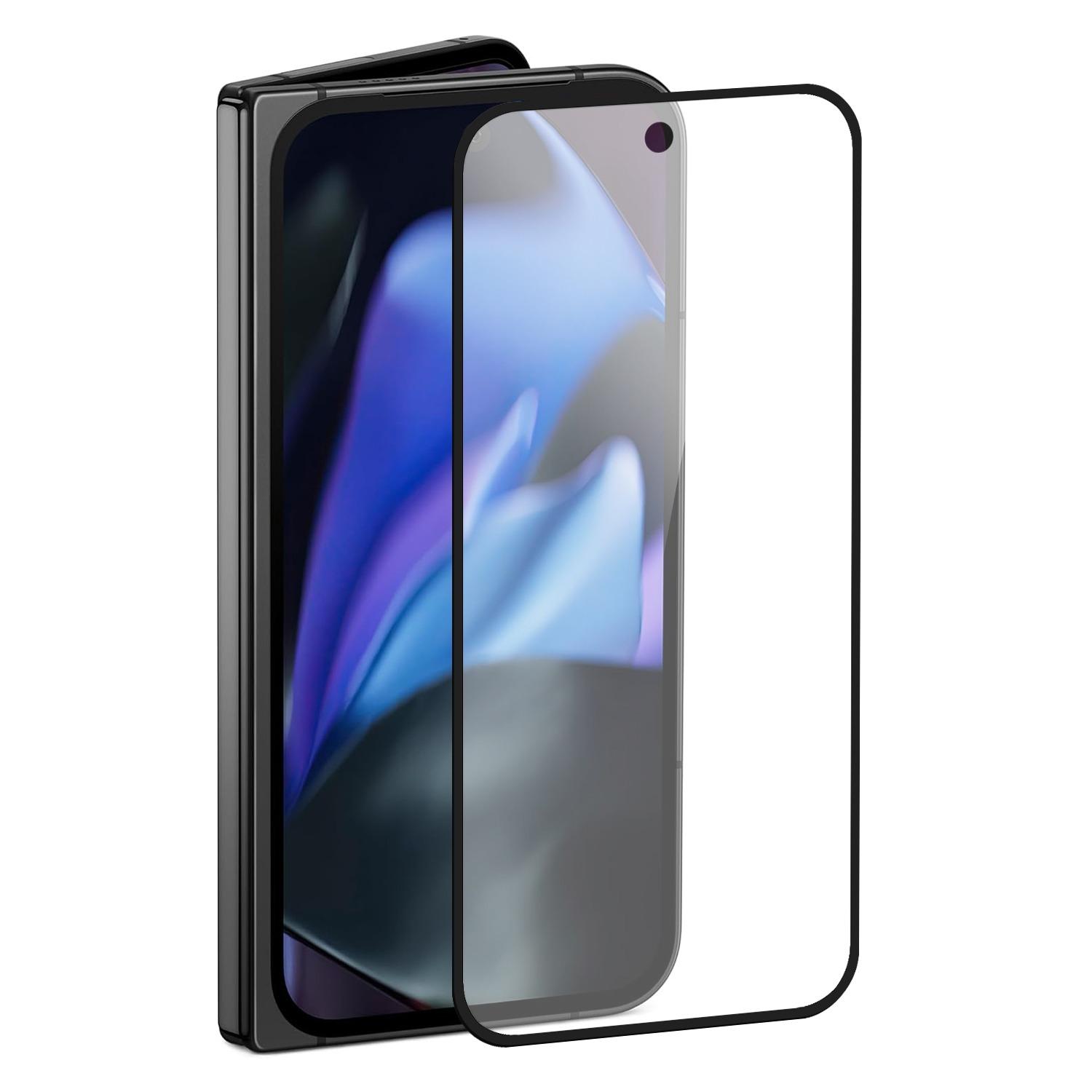 Google Pixel 9 Pro Fold Black Edged Tempered Glass Screen Protector