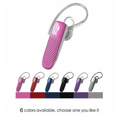 In Ear Mono Bluetooth Earpieces with Microphone and Music 618M in Pink, photo 5 of 7