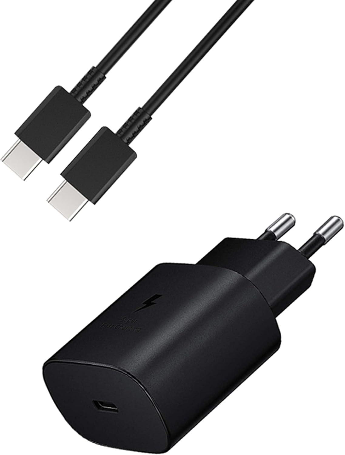 D.Square Type C Charger 25W Black Fast Charge with USB Cable C-C 1m/3.3ft / PD 3.0 Type C Compatible with iPad Pro, iPad Air 4th, iPad Mini 6th, Google Pixle 5/4, Galaxy, Huawei, photo 2 of 6