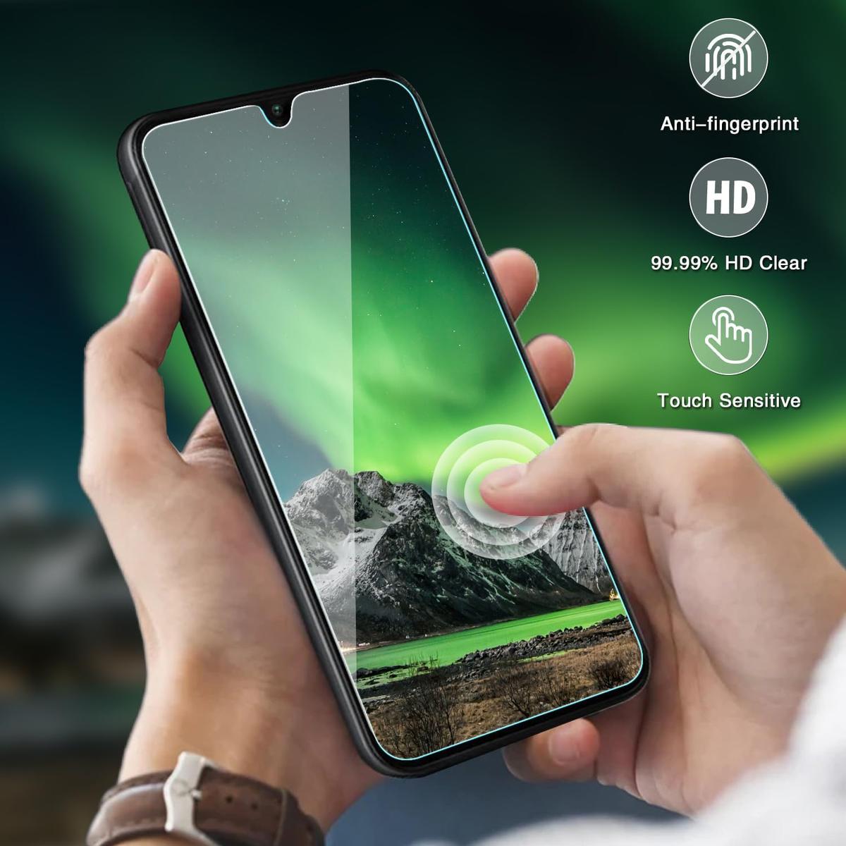 Pack of 3 Samsung Galaxy A13 Tempered Glass Screen Protectors – Ultra Durable, Anti-Scratch, HD Clarity & Easy Bubble-Free Install, photo 3 of 4