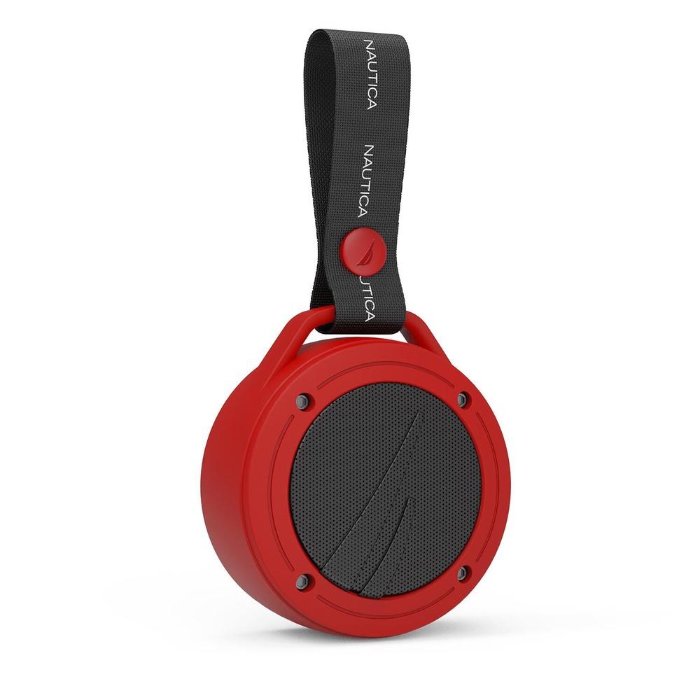 Nautica S20 Portable Bluetooth Speaker, Wireless, TWS Pairing, IPX5 Splashproof, Dynamic Led Lights, Bluetooth 5.1, Carrying Strap, Advanced Sound for Home, Outdoor (REDBLACK), photo 3 of 3