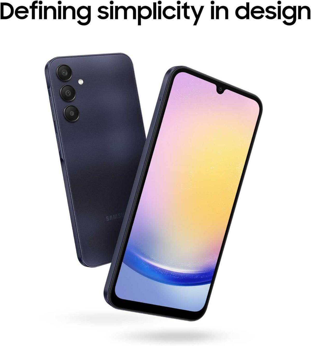 SAMSUNG Galaxy A25 5G A Series Cell Phone, 128GB Unlocked Android Smartphone, AMOLED Display, Advanced Triple Camera System, Expandable Storage, Power Sound w/Stereo Speakers, photo 2 of 4