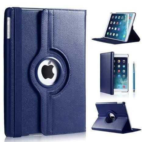Leather case for iPad 9.7'' in BLUE
