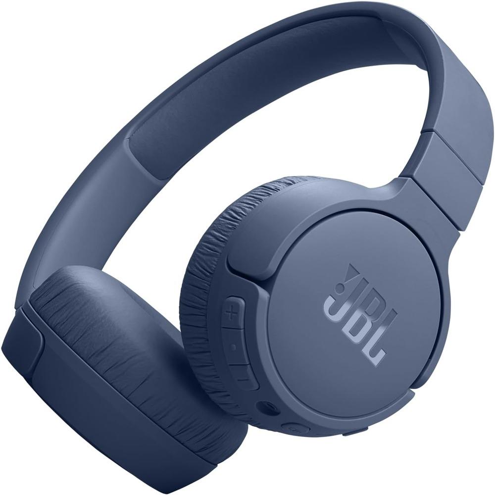 JBL TUNE 670NC - Adaptive Noise Cancelling with Smart Ambient Wireless On-Ear Headphones-BLUE
