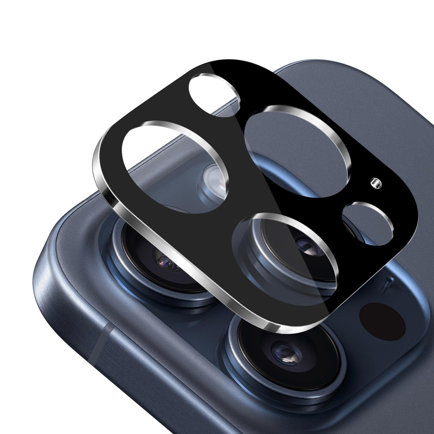 iPhone 15 Pro Max Camera Lens Protector Black