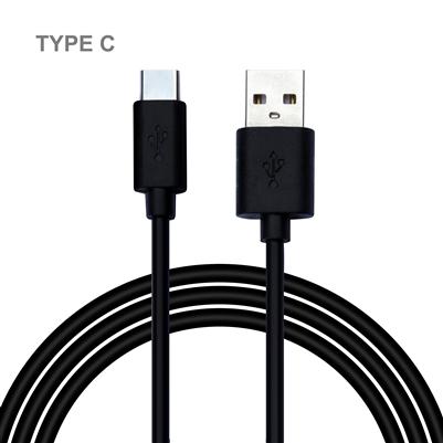 2-IN-1 3.1A Fast Dual USB Wall Charger+ Tpye C Charging Cable Cord for Samsung Note10 S8 S9 S10 in Black, photo 5 of 5